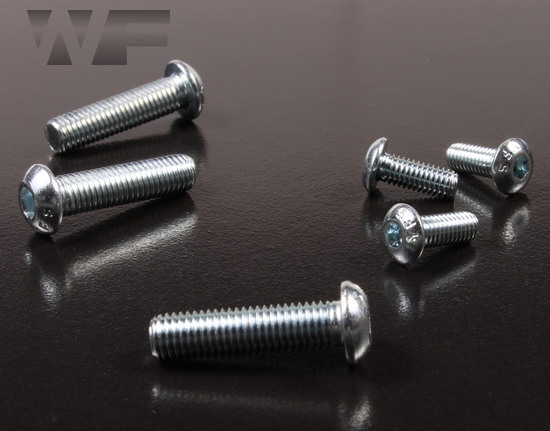 Image of Socket Head Button Screws ASME B18. 3-2003 in BZP image