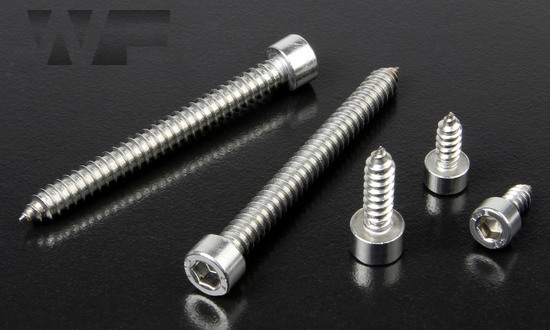 Socket Head Cap Tapping Screws, Similar to DIN 912 in A2 image