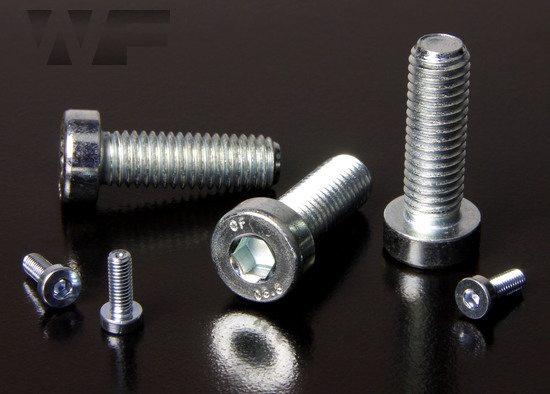Head cap clearance screws