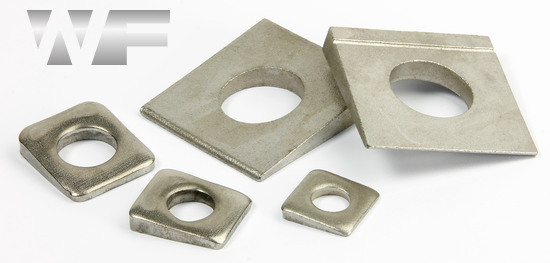 Square Taper Washers for I Sections DIN 435 in A2 image