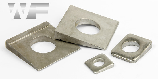 Square Taper Washers for I Sections DIN 435 in A4 image