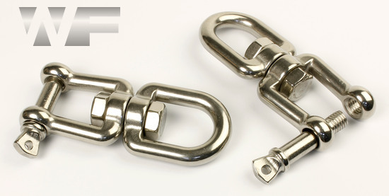 Swivel Shackle with Eye and Fork in A4 image