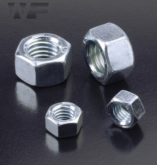 UNC Full Hex Nuts ASME B18.2.2 in BZP-G5 image