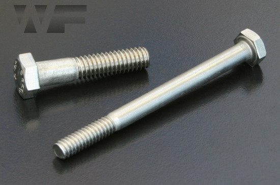 Hex Bolt Part Thread UNC 1 2 x 4 inch in A2 Stainless
