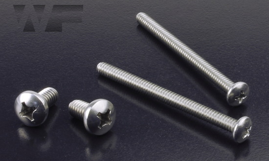 100-Pack #6-32 X 1/8" Machine Screws, Phillips Pan Head, 18-8 Stainless Steel