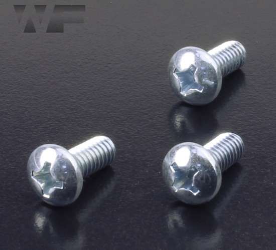 Image of UNC Phillips Pan Head Machine Screws ASME B18.6.3 in BZP image