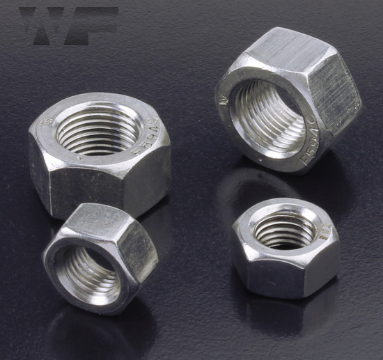 UNF Full Hex Nuts ASME B18. 2. 2 / B18. 6.3 in A2 image