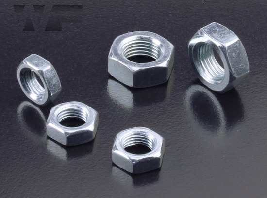 UNF Half Nuts (Lock Nut) ASME B18.2.2 in BZP image