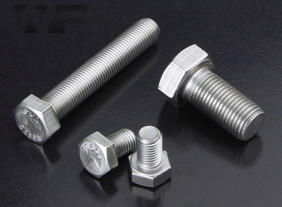 1/4 x 3" UNF 28tpi Stainless Steel Shanked Hex BOLTS UNF x5