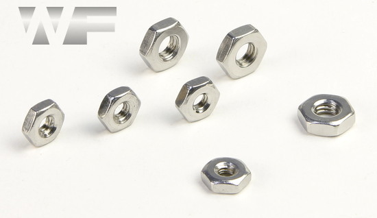 UNF Hex Machine Screw Nuts ASME B18.2.2 in A2 image