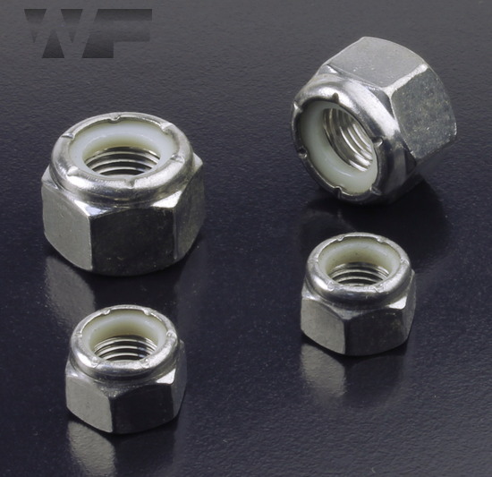 UNF Nylon Insert Hex Nuts IFI-100/107 in A4 image