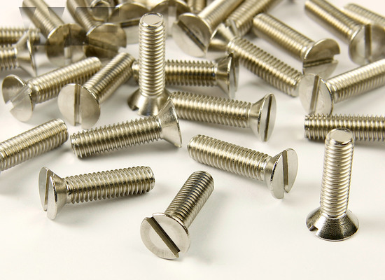 Image of UNF Slotted Countersunk Machine Screws ASME B18.6.3 in A2 image