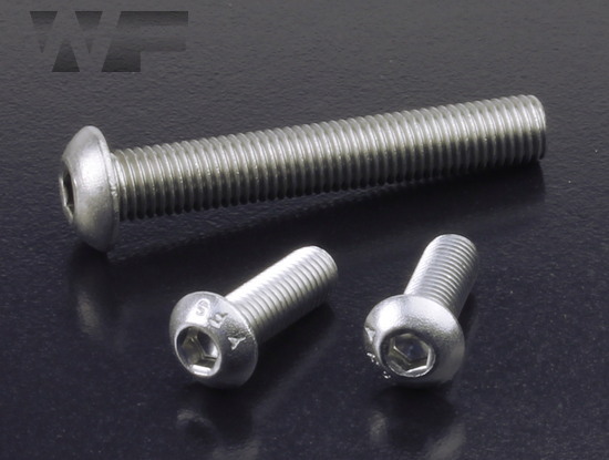 Image of UNF Socket Head Button Screws ASME B18. 3-2003 in A2 image