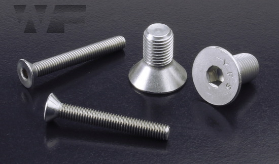 Image of UNF Socket Head Countersunk Screws ASME B18. 3-2003 in A2 image