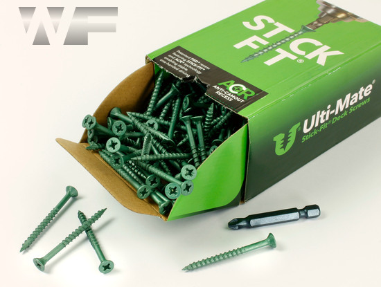 Ulti-Mate Deck Screws, with specially formulated weather resistant organic coating image