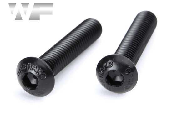 Flanged Button Head Cap Screw (FBHCS), Black Oxide (Unbrako)