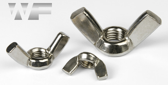 Wing Nuts Similar to DIN 314/315 American Form in A2 image