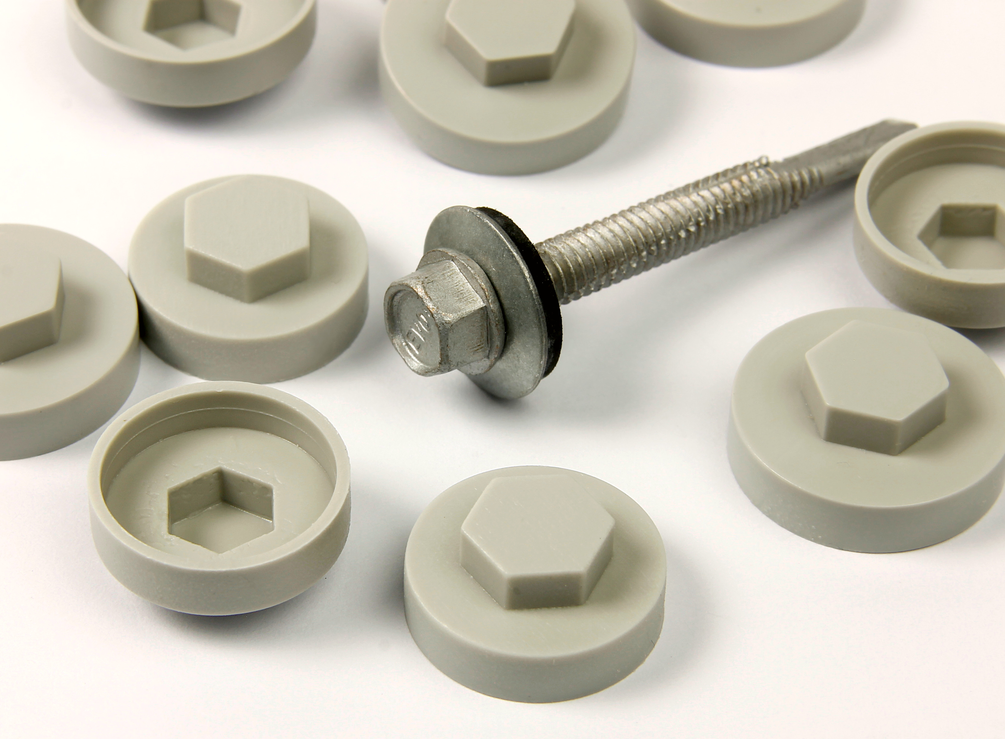 Tek Screw Colour Caps in Plastic (Low-density Polyethylene) image