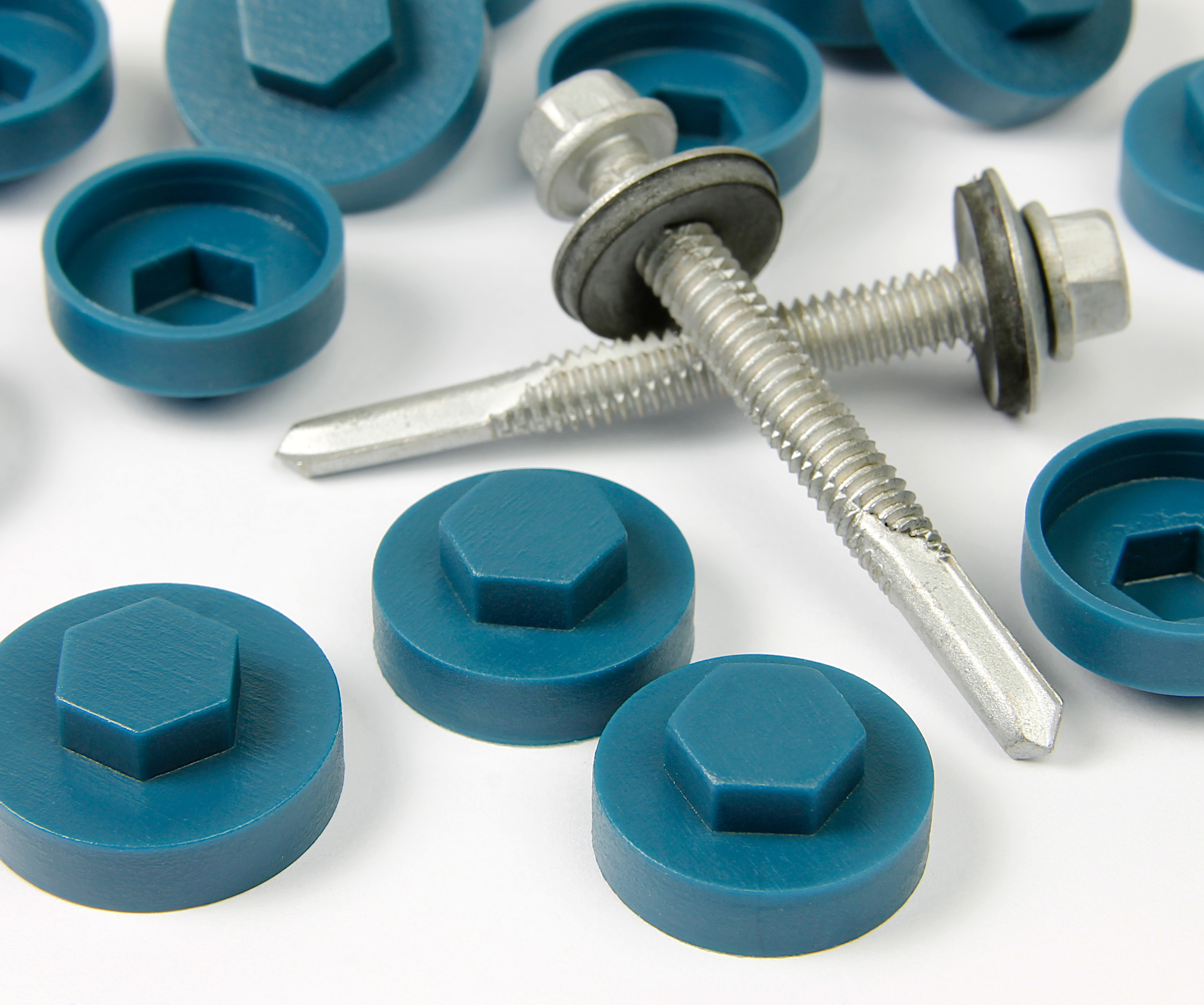 Tek Screw Colour Caps in Plastic (Low-density Polyethylene) image
